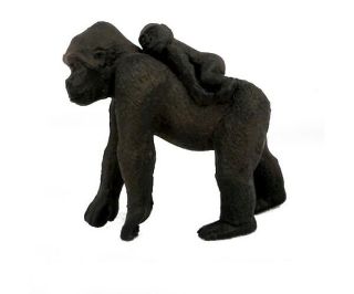 Obrázek z Figurka Gorila s mládětem 7cm 